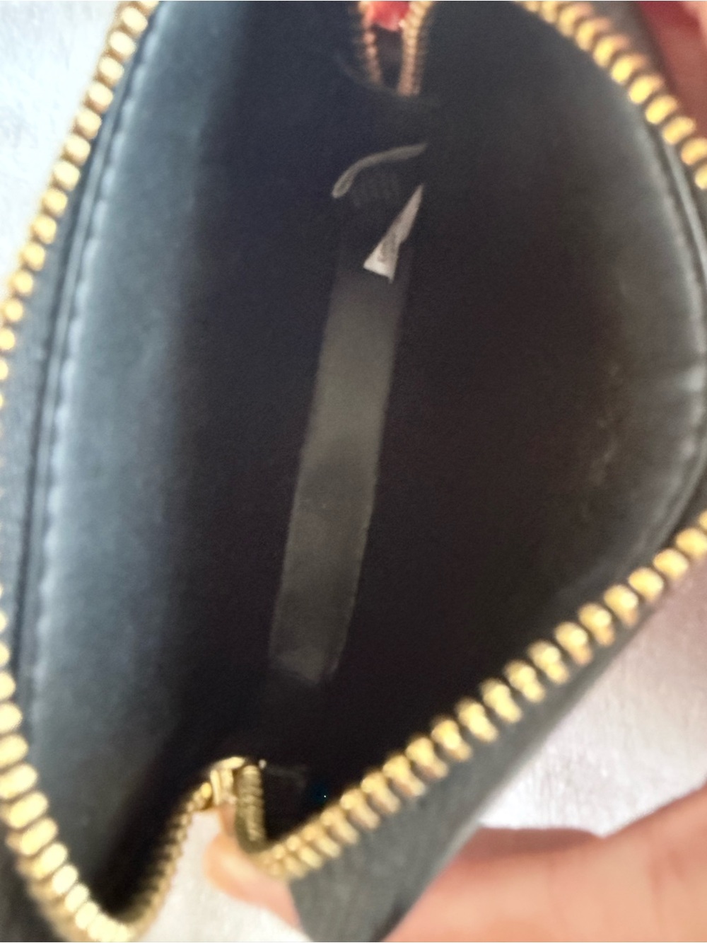 Coach Black Leather Zip Card Pouch with Gold Hardware. Brand new. - Picture 3 of 5
